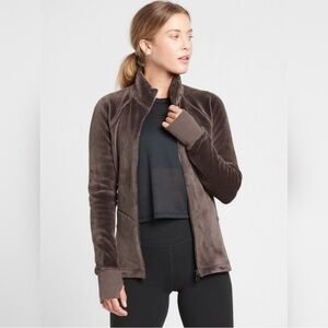 Athleta Cozy Karma full zip sweater